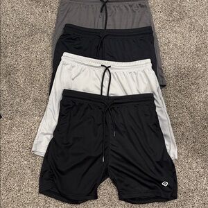 Amazon Men's Athletic Shorts - Black, Gray, White